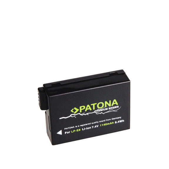 PATONA Premium Battery For Canon LP-E8 EOS 550D EOS 600D EOS 650D EOS 700D 1136 mega kosovo kosova prishtina pristina