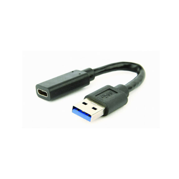 Gembird USB 3.1 AM to Type-C Female Adapter Cable 10cm Black A-USB3-AMCF-01 mega kosovo kosova pristina prishtina